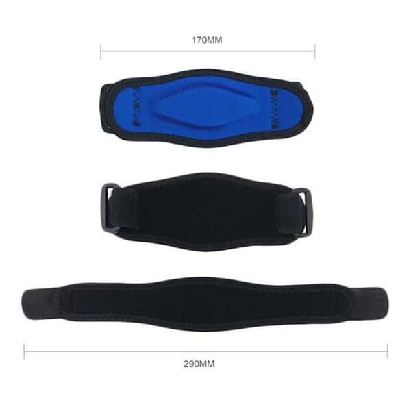 Tennisarmbåge Strap - Skydd vid Öm Armbåge Unisize Röd