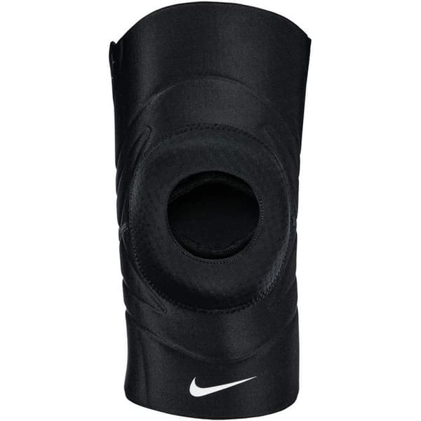 Nike Unisex Adult Pro Compression Open Knee Support för vuxna Black XL