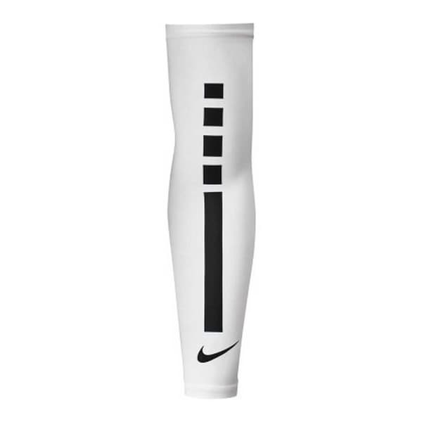 Nike Unisex Pro Elite 2.0-armærmer til voksne (pakke med 2) White L-XL