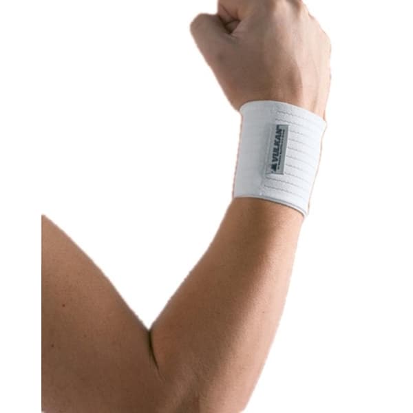 Vulkan Unisex Adult Wrist Brace White/Black One Size