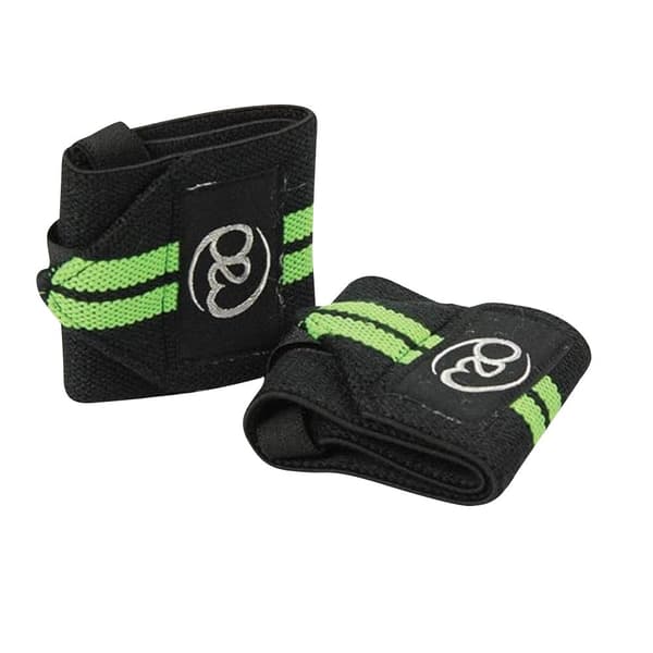 Fitness Mad Handledsstöd för tyngdlyftning (2 st.) Black/Green One Size
