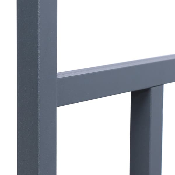 ML-Design metal fireholstery hylde antracit XL 145 x 57 x 145 cm, brænde rack udenfor, haven pejs træstation 1,2 m³, træ line stabling hjælpemiddel