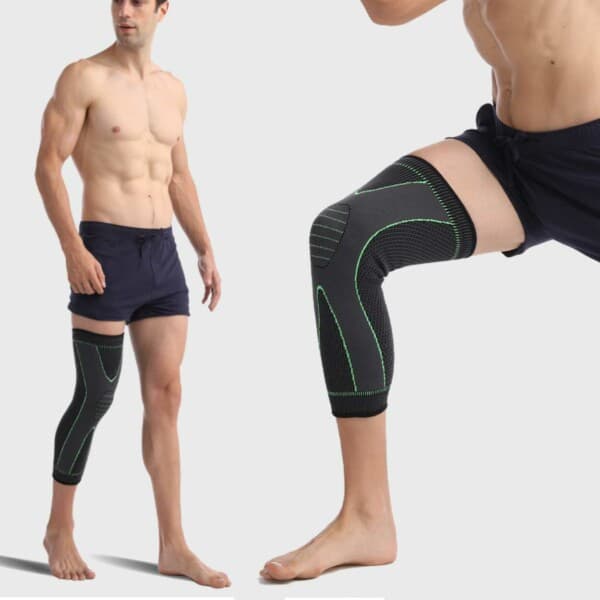 Kompresjonshylse for kne - Knestøtte/Knebeskyttelse med Compression M