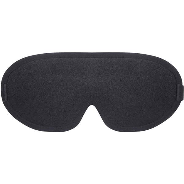 3D-sovemaske med hukommelsesskum - sort