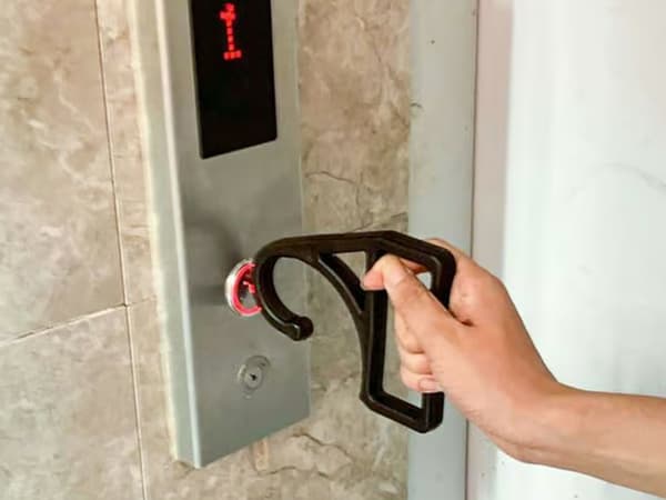 Handtag med Krok - Kontaktfri