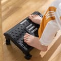 Miniatyrbillede 1 af 4: Fodstøtte med massagefunktion og hjul i forstærket PP-materiale