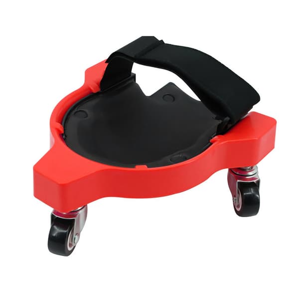 Rullaava polvityyny, jossa on säädettävä hihna ja ergonominen muotoilu