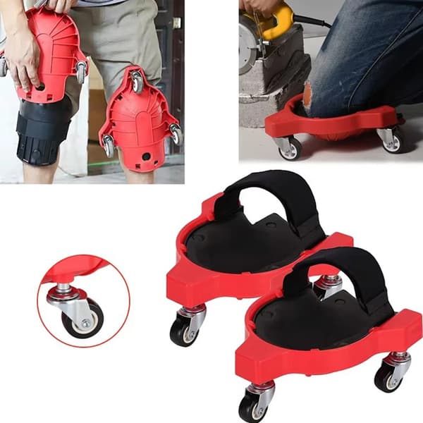 Rullaava polvityyny, jossa on säädettävä hihna ja ergonominen muotoilu