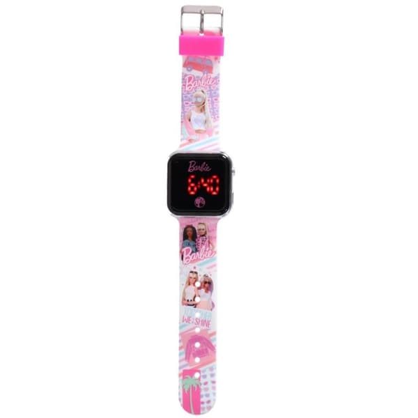 Barbie LED Klocka Rosa