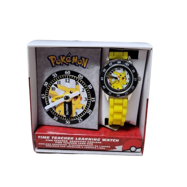 Pokemon Time Teacher Watch Gul/Svart