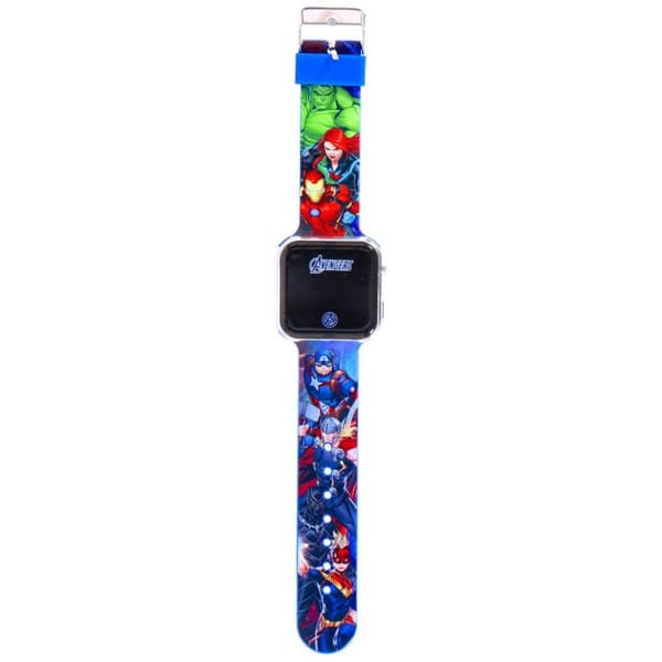 Mervel LED Watch Avengers Blue
