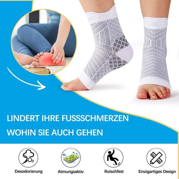 Lollanda 4 Pair Nilkkatuki puristusnilkkatuella, Tukee urheilua ja jokapäiväistä elämää, Hengittävä