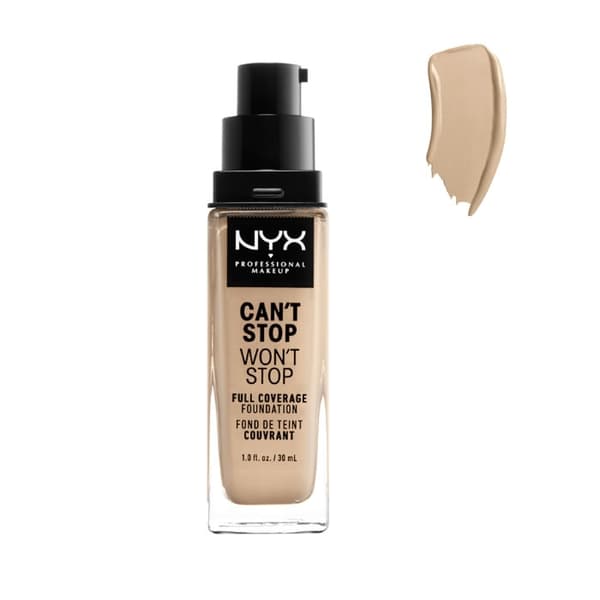 Nyx CanÂ´t Stop WonÂ´t Stop Full Coverage Foundation Nude 30ml