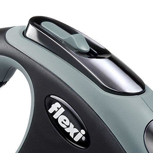 Flexi-tejpkoppel, liten, 16 fot - grå