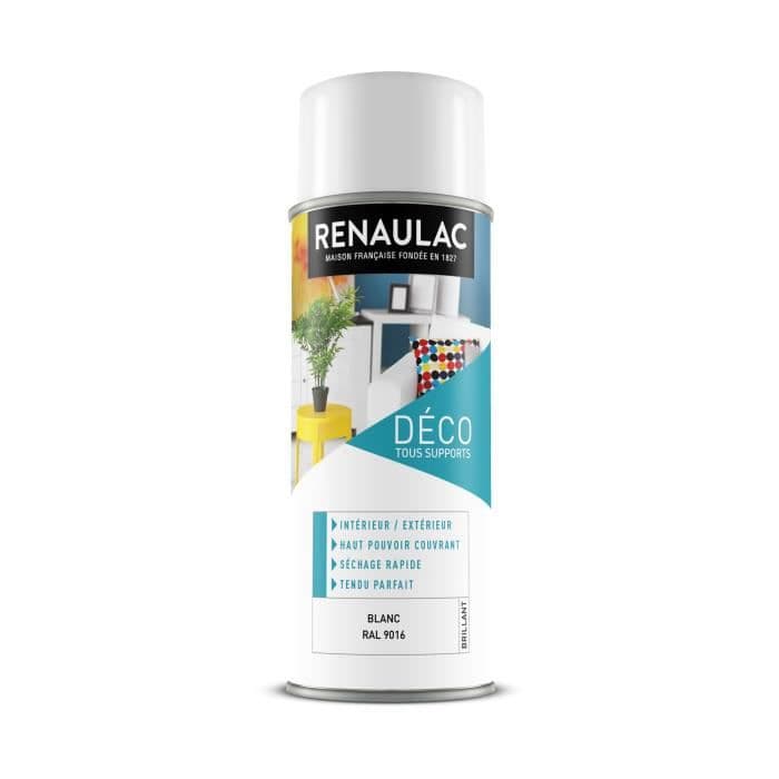 RENAULAC 0,4 L blank hvid spraymaling