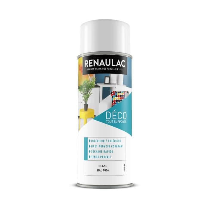 RENAULAC 0,4 L hvid satin spraymaling