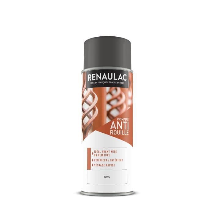RENAULAC Anti-rust spraymaling 0,4 L grå