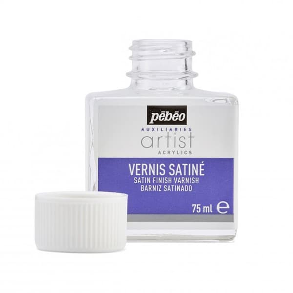Akvarellfärg - PEBEO - Konstnärsakrylfärger 75 Ml - Vit - Satin - Vattenbaserad