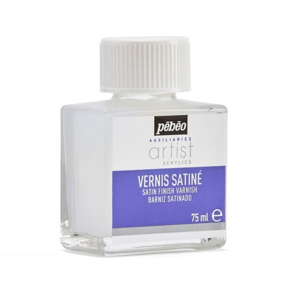 Akvarellfärg - PEBEO - Konstnärsakrylfärger 75 Ml - Vit - Satin - Vattenbaserad