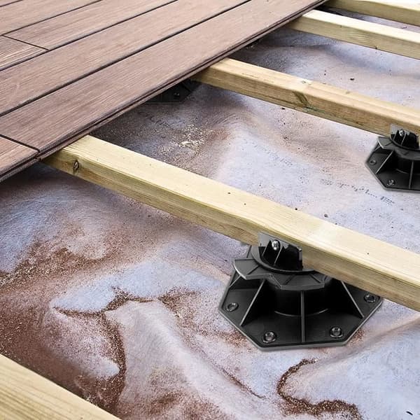 YUENFONG Set med 20 höjdjusterbara piedestaler för keramiska plattor, sten, betong, justerbar från 60 till 140 mm