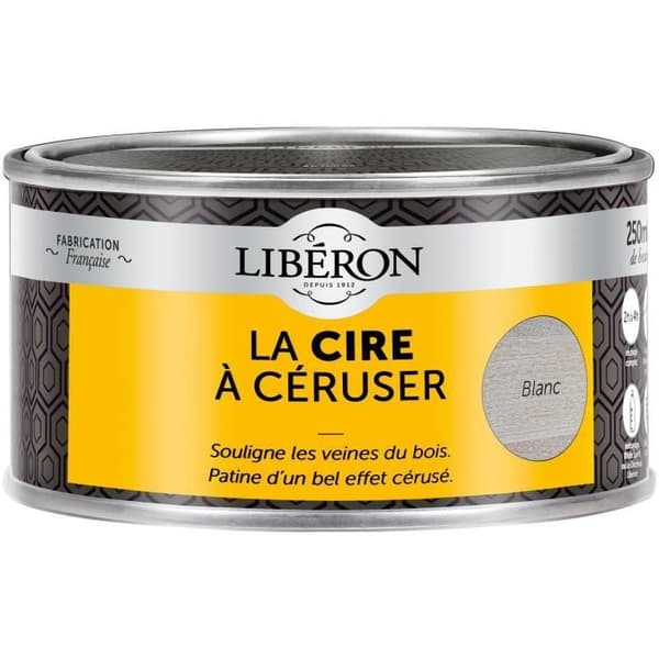 Vit cerusing vax - LIBERON - pasta - Vit - Kontor - Exteriör