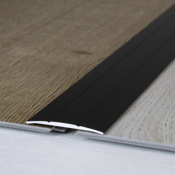 PROVISTON Tröskellist 1.8 x 38 x 1000 mm Anodiserad aluminium Mörkbrons Självhäftande