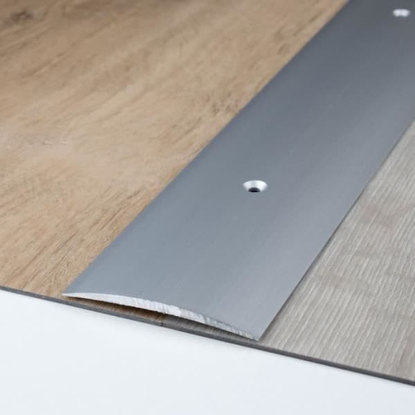 Tröskelstång - PROVISTON - Höjd 5 mm - Bredd 50 mm - Längd 1000 mm - Anodiserad aluminium - För att skruva