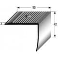 Miniatyrbild 3 av 5: PROVISTON Trappsteg 42 x 50 x 1000 mm Trappsteg Hörnprofil kombinerat Anodiserad aluminium Ljusbrons Perc...