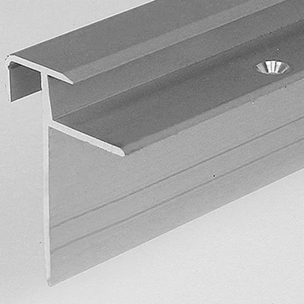 Trappsteg för Anodiserad Aluminium Silver L 10 mm H 8.5 mm Genomborrad 1 st