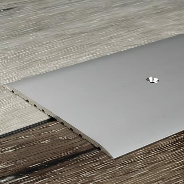PROVISTON Tröskelprofil Profil av övergång Alu 80 x 1000 mm Silver med sidofäste