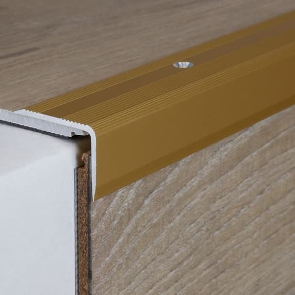 PROVISTON Trappsteg för golvbeläggning 30 x 22-52 x 1000 mm Silver