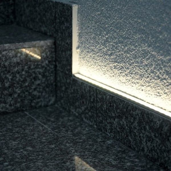 PROVISTON LED-profil i aluminium 12.2 x 7 x 2000 mm Anodiserad silver LED-belysning Indirekt belysning LED-stänger 1 styck