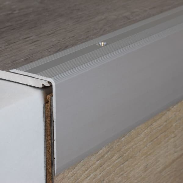 Alu Silver tröskel L 30 mm H 52 mm Lång 1000 mm att skruva 1 styck