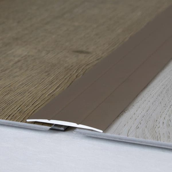 PROVISTON Tröskellista 1.8 x 38 x 2700 mm Anodiserad aluminium Ljusbrons Självhäftande
