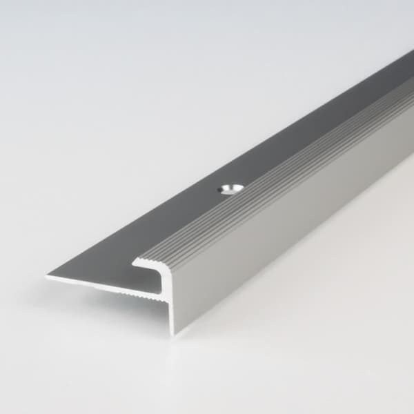 PROVISTON Stopprofil och Alu Avslutning 12 x 28 x 2700 x 5 mm Silver