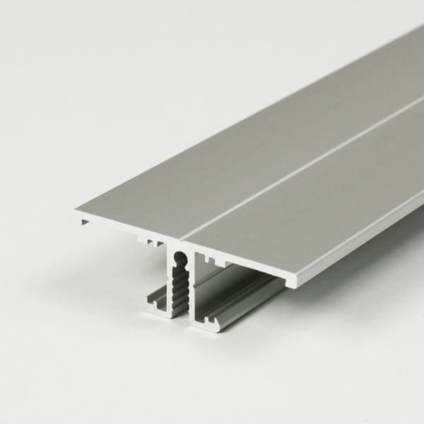 PROVISTON Aluminiumprofil LED 20 x 13,5 x 2000 mm Anodiserad silver LED-belysning Indirekt belysning LED-strip 1 st