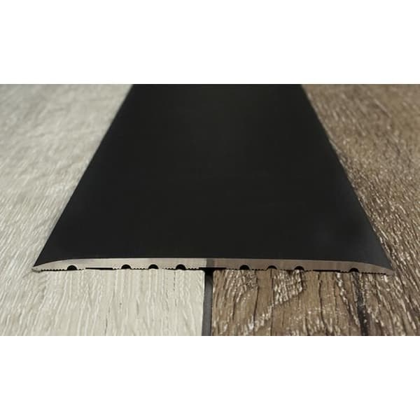 PROVISTON Profil av övergång Aluminiumövergångsprofil 80x1000mm Mörkbrons