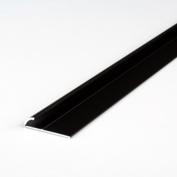 Profil avstängning Anodiserad aluminium mörkbrons l 6 mm H 4 mm Otränad L 1000 mm