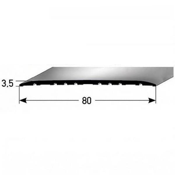 PROVISTON Övergångsprofil Aluminiumbana 80 x 1000 mm Ljust brons självhäftande