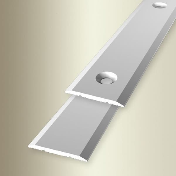PROVISTON Tröskelramp Bred 25 mm H 0 - 99 mm L 1000 mm Aluminium Slethvit Självhäftande