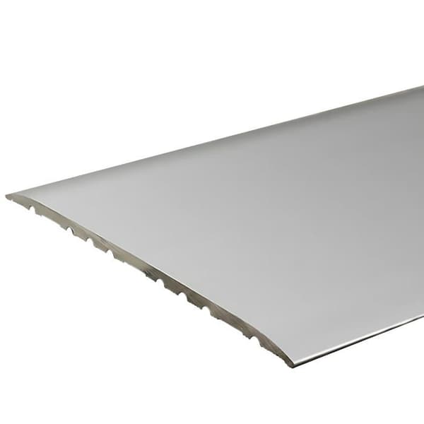 PROVISTON Profil av övergång Aluminium övergångsprofil 80x1000mm Silver