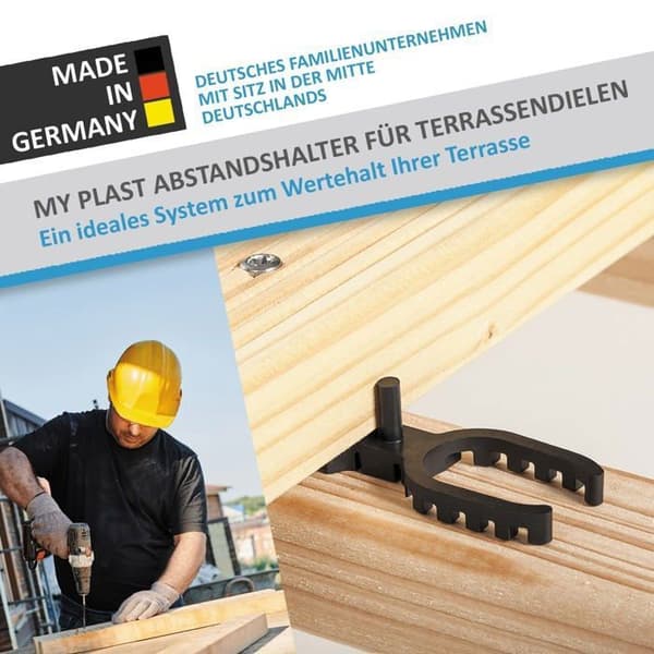 Installation - efterbehandling (fog - lim - regel - reglage - profil - filt) My plast - Ausführung offen gerifelt,