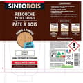 Miniatyrbild 3 av 5: Träspackel - SINTO - SINTOBOIS - Vit - Tub 250g - Lätt träreparation