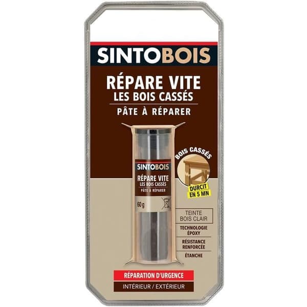 SINTOBOIS Reparera snabbt trasiga trä - 35 g - Ljust trä