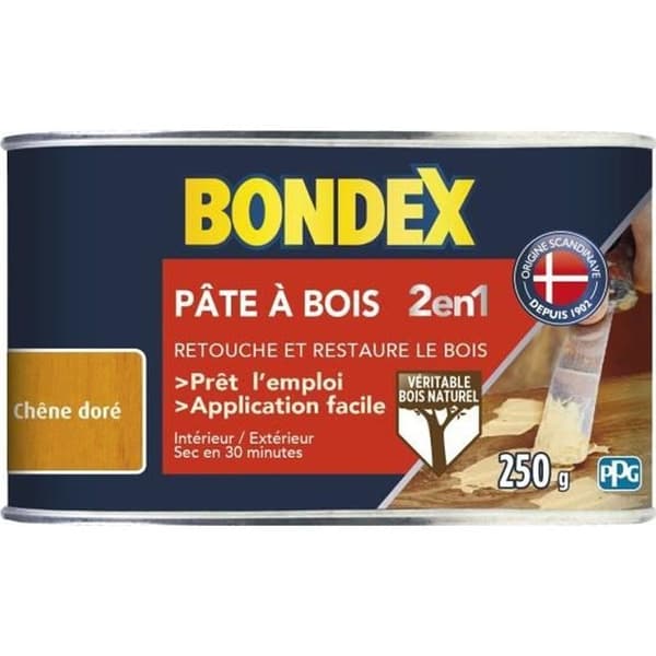 BONDEX Träspackel ek gyllene (honung) - 0,25L