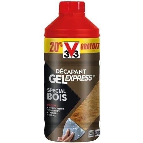 Avfettande Gel Express - V33 - 1L - Gelé - För Trä - Skydd Tallolja