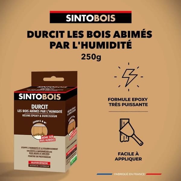 SINTO skadad trähärdare - 250 g