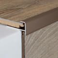 Miniatyrbild 3 av 4: PROVISTON Avslutnings- och stoppprofil Alu 37 x 10.3 x 1000 mm Silver