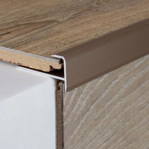 PROVISTON Avslutnings- och stoppprofil Alu 37 x 10.3 x 1000 mm Silver