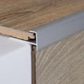 Miniatyrbild 1 av 4: PROVISTON Avslutnings- och stoppprofil Alu 37 x 10.3 x 1000 mm Silver